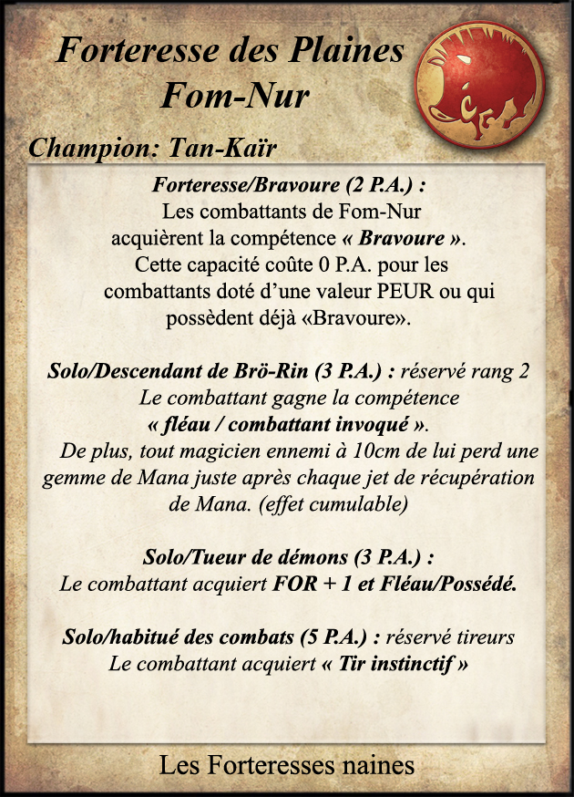 Fom-Nur (Forteresse des Plaines)